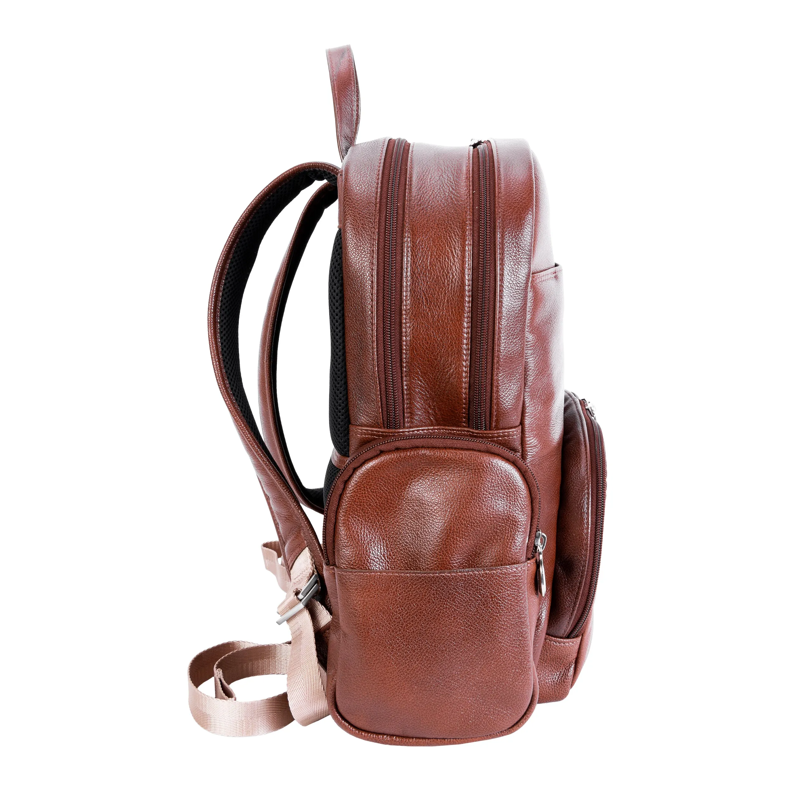 CUMBERLAND | 15” Leather Dual-Compartment Laptop Backpack